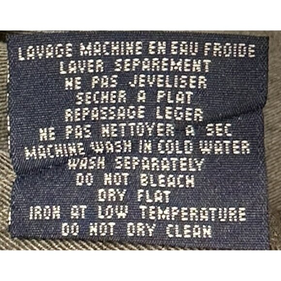 Private Member Mens Shirt Button Up Long Sleeve Casual Gray Size Large - Picture 7 of 9